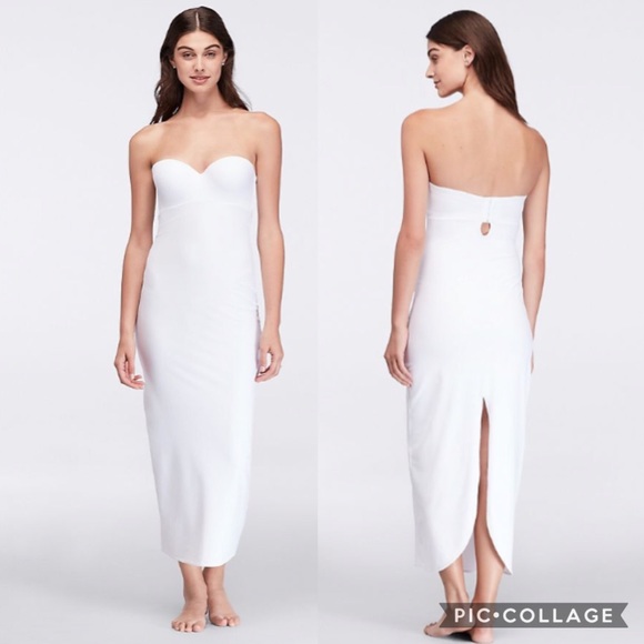 David's Bridal Other - David’s Bridal Strapless Full Length Bra Slip 34B